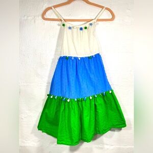 TOMMY BAHAMA GIRLS POM POM CAMI DRESS (a505)